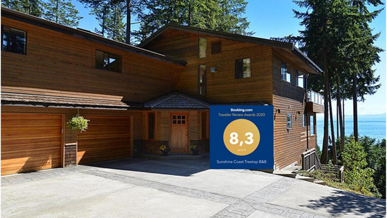 Sunshine Coast Treetop B&B Sechelt Bagian luar foto